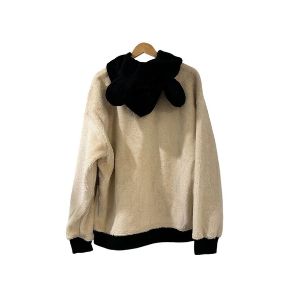 (SOLD)Forever 21 X Disney Mickey Mouse Sherpa Hoodie Full Zip NWT Thick Warm Men - Picture 13 of 13